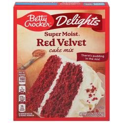 Betty Crocker Super Moist Red Velvet Cake Mix - 13.25 OZ 12 Pack