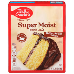 Betty Crocker Super Moist Butter Yellow Super Moist Cake Mix - 13.25 OZ 12 Pack
