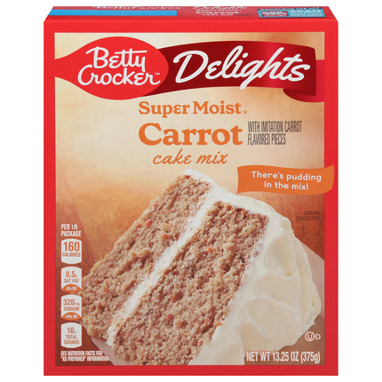 Betty Crocker Super Moist Carrot Cake Mix - 13.25 OZ 12 Pack