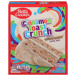 Betty Crocker Cinnamon Toast Crunch Cake Mix - 13.25 OZ 12 Pack