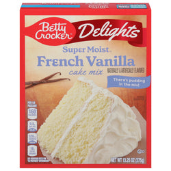 Betty Crocker Super Moist French Vanilla Cake Mix - 13.25 OZ 12 Pack