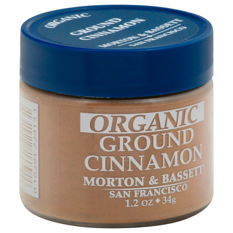 Morton & Bassett Organic Ground Cinnamon 1.2 oz - 1.2 OZ 3 Pack