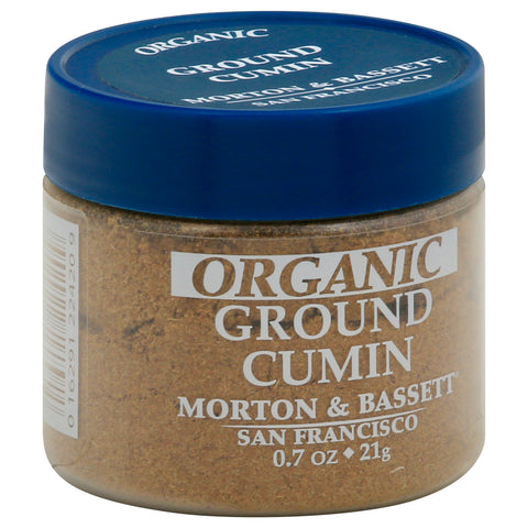 Morton & Bassett Organic Ground Cumin 0.7 oz - 0.7 OZ 3 Pack