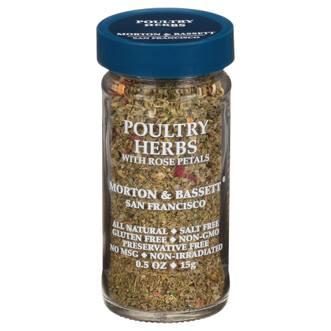Morton & Bassett Poultry Herbs with Rose Petals 0.5 oz - 0.5 OZ 3 Pack