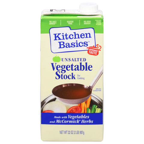 Kitchen Basics Unsalted Vegetable Stock 32 OZ