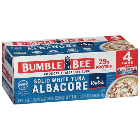 Bumble Bee Tuna Albacore Solid White In Water 20 OZ