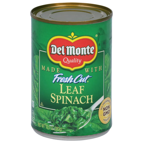 Del Monte Vegetables Fresh Cut Whole Leaf Spinach 13.5 OZ