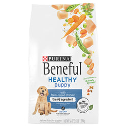Beneful Healthy Puppy Dry Dog Food with Farm-Raised Chicken - 3.5 OZ 4 Pack