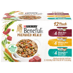 Purina Beneful Prepared Meals Variety Pack Cat Food - 7.5 OZ 1 Pack