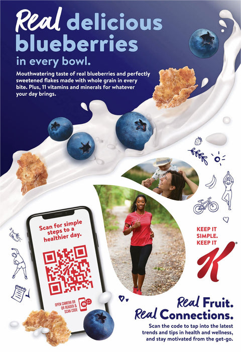 Kellogg's Special K Breakfast Cereal Blueberry, 11.2 oz