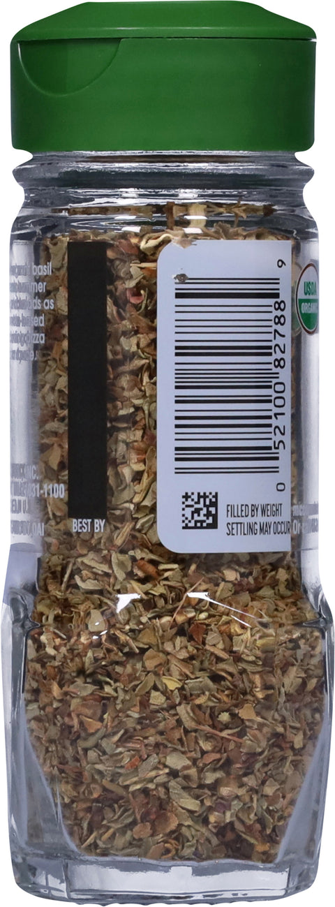 McCormick Gourmet Organic Basil - 0.55 OZ 3 Pack