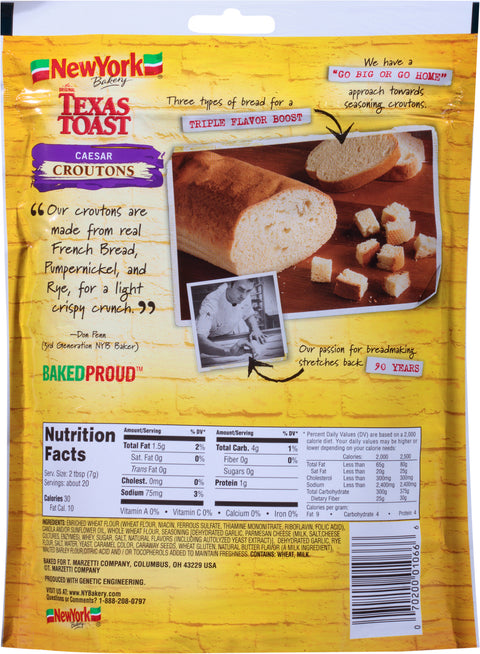 New York Texas Croutons Caesar 5 OZ