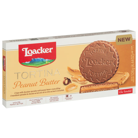 Loacker Peanut Butter Tortina 6 ea