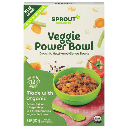 Sprout Organics Veggie Power Bowl - 5 OZ 8 Pack