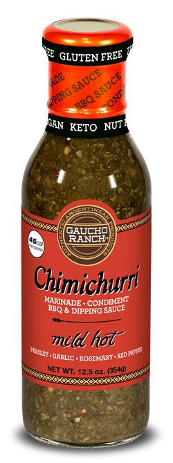 CORDOBA FOODS Gaucho Ranch Chimichurri, Hot Flavor - 12.5 OZ 6 Pack