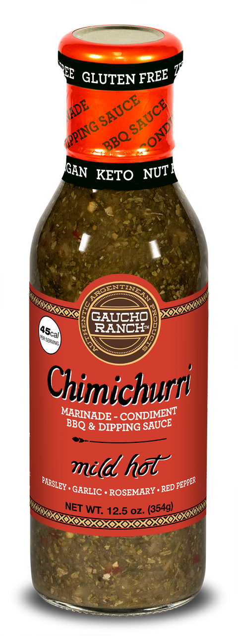 CORDOBA FOODS Gaucho Ranch Chimichurri, Hot Flavor - 12.5 OZ 6 Pack