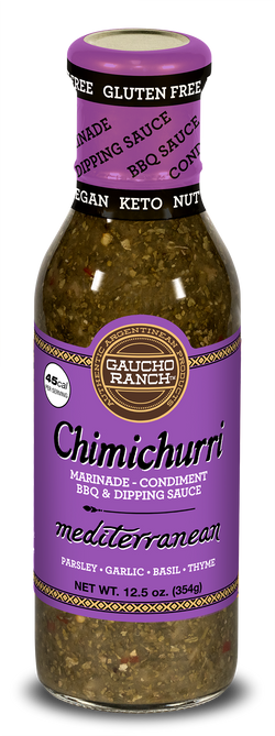 CORDOBA FOODS Gaucho Ranch Chimichurri, Mediterranean Flavor - 12.5 OZ 6 Pack