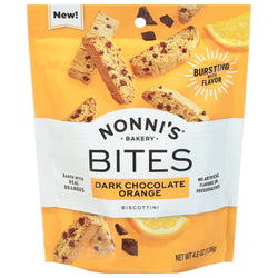 Nonni's Dark Chocolate Biscotti Bites - 4.8 OZ 6 Pack