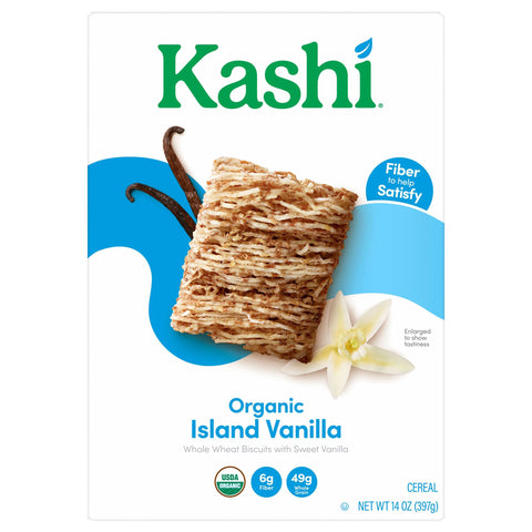 Kashi Breakfast Cereal Island Vanilla, Family Breakfast, 14 oz - 14 OZ 10 Pack