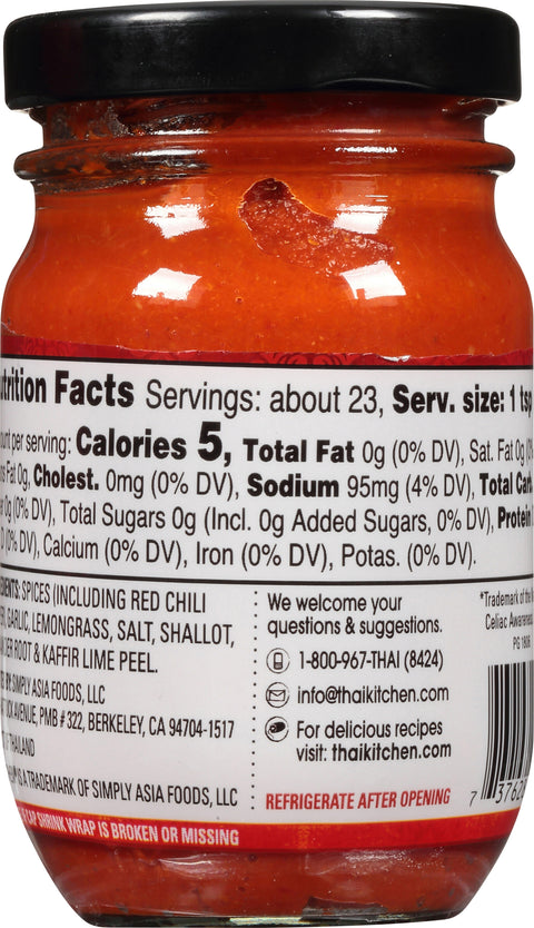 Thai Kitchen Red Curry Paste 4 OZ