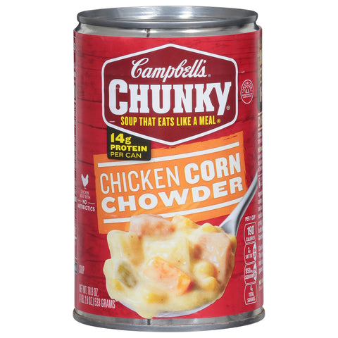 Campbell's Chunky Soup Chicken Corn Chowder 18.8 OZ