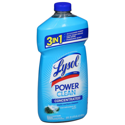 Lysol Power Clean Concentrated Cool Adirondack Air Scent Multi-Surface Cleaner 28 fl oz