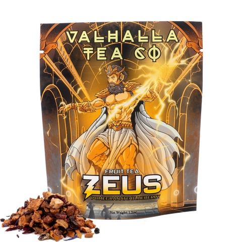 Zeus | Pomegranate, Blueberries, Hibiscus | Fruit Tea | Non-Caffeinated
