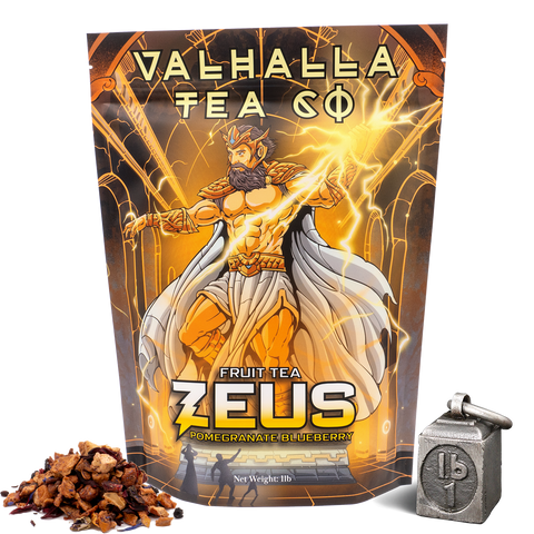 Zeus | Pomegranate, Blueberries, Hibiscus | Fruit Tea | Non-Caffeinated