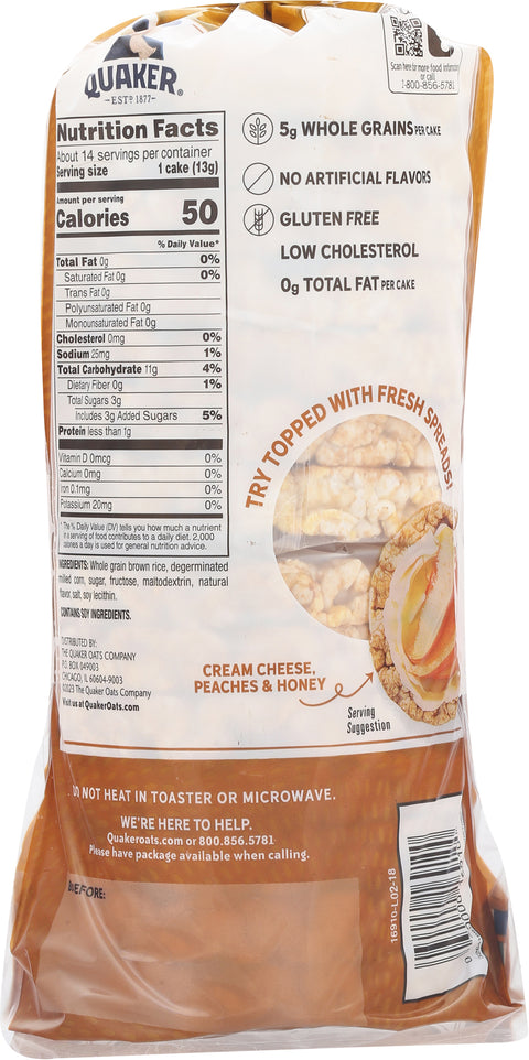Quaker Rice Cakes Caramel 6.5 OZ