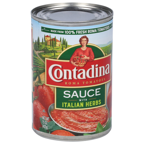 Contadina Tomato Sauce With Italian Herbs 15 OZ