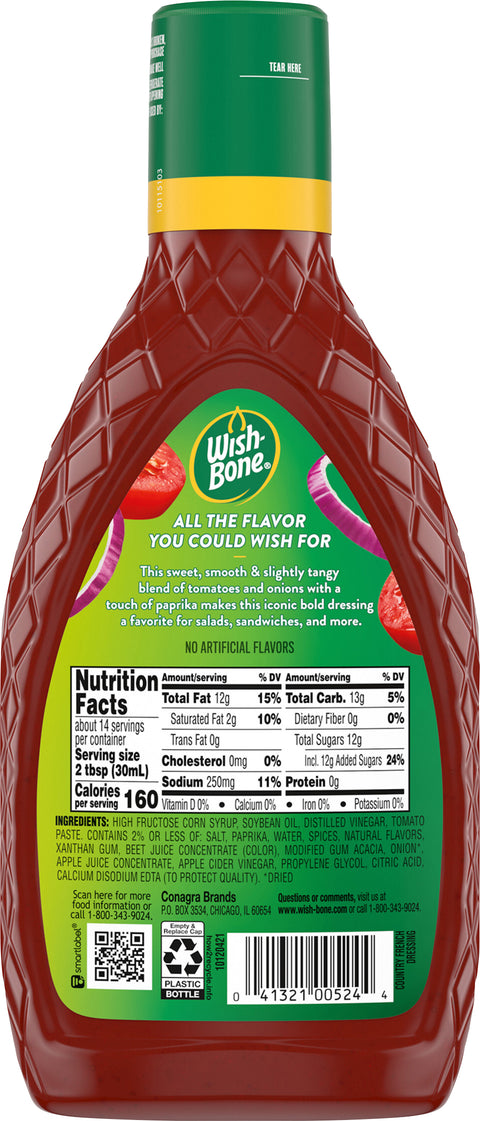 Wish-Bone Sweet French Dressing 15 FZ