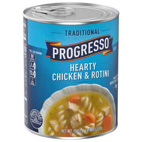 Progresso Traditional Soup Hearty Chicken & Rotini 19 OZ