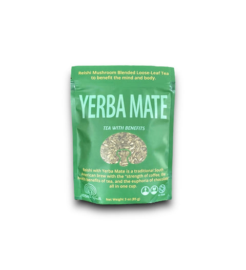 Reishi & Health YeRBA MATe with Reishi Mushroom - 3 OZ 12 Pack