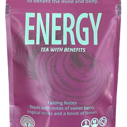 Reishi & Health ENERGY Tea with Reishi Mushroom Tea Bags - 1 OZ 12 Pack