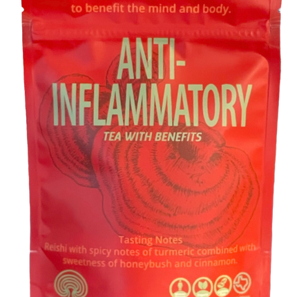Reishi & Health ANTI-INFLAMMATORY Tea with Reishi Mushroom Tea bags - 1 OZ 12 Pack