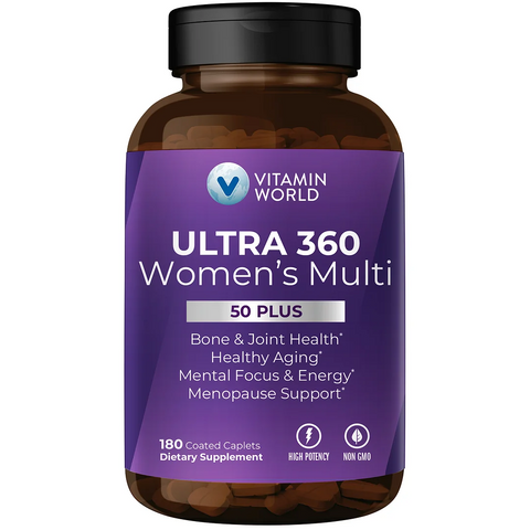 Vitamin World Usa ULTRA 360 Women's Multi 50+ - 180 CT 12 Pack