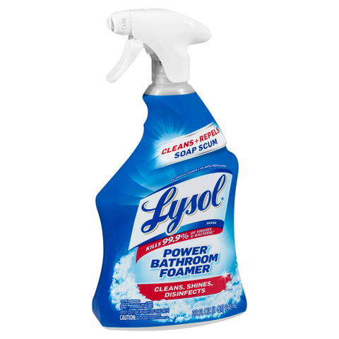 Lysol Power Bathroom Foamer - 32 FZ 12 Pack