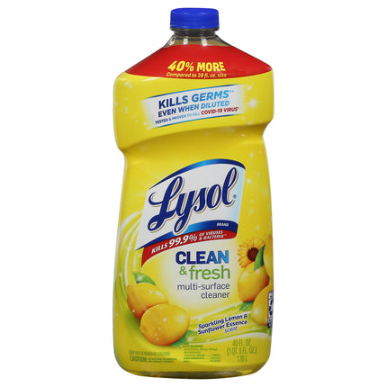 Lysol All Purpose Lemon Cleaner  - 40 FZ 9 Pack