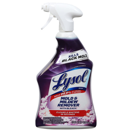 Lysol Bathroomr Spray Trig Mildew Cleaner - 32 FZ 12 Pack
