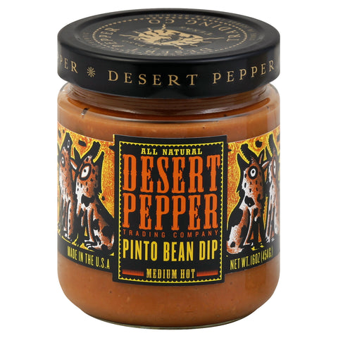 Desert Pepper Pinto Bean Dip - 16 OZ 6 Pack