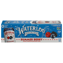 Waterloo Sparkling Water Summer Berry - 144 FZ 2 Pack