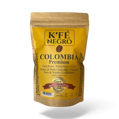 K'Fe NeGRO Colombia Premium - 12 OZ 20 Pack