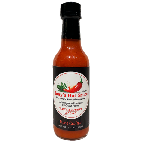 Tony's Hot Sauce Company Scotch Bonnet Hot Sauce - 5 FL OZ 12 Pack