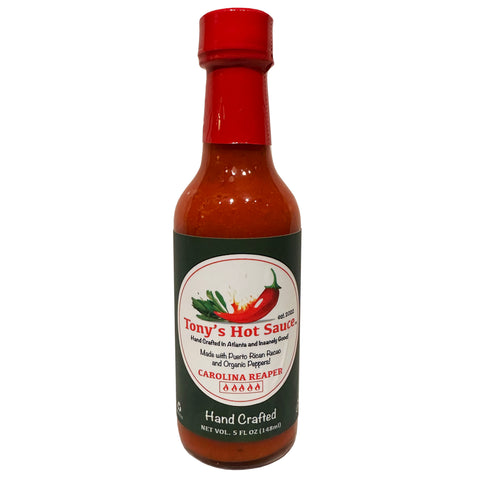 Tony's Hot Sauce Company Carolina Reaper Hot Sauce - 5 FL OZ 12 Pack