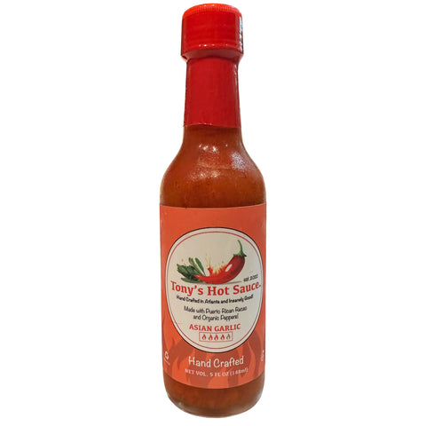 Tony's Hot Sauce Company Asian Garlic Hot Sauce - 5 FL OZ 12 Pack