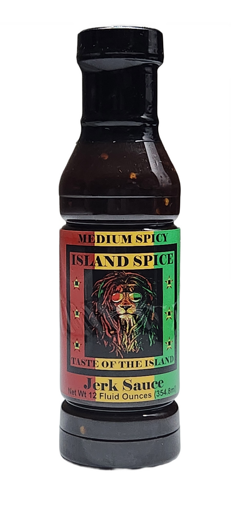 Island Spice Jamaican Restaurant Taste of the Island Jerk Sauce - 12 FL OZ 6 Pack
