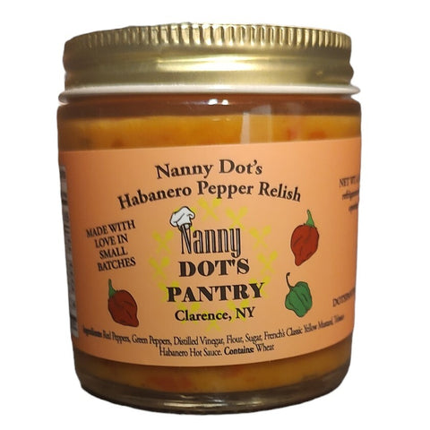 Dots Pantry Nanny Dots Habanero Pepper Relish - 16 OZ 12 Pack