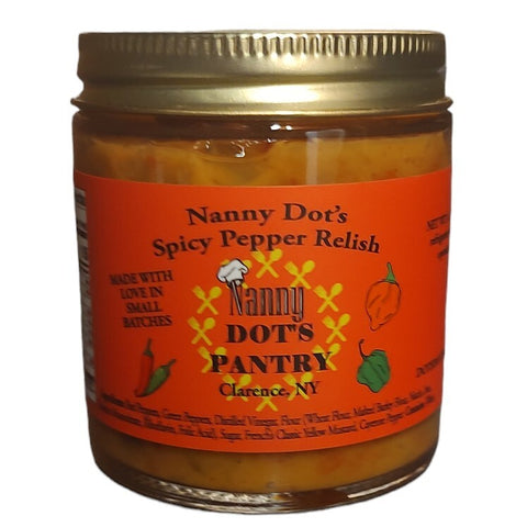 Dots Pantry Nanny Dots Spicy Pepper Relish - 16 OZ 12 Pack