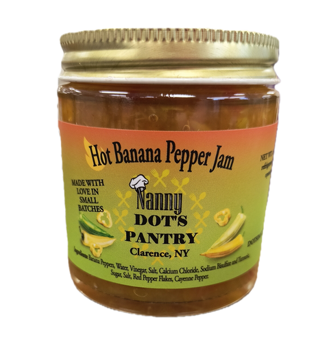 Dots Pantry Hot Banana Pepper Jam - 4.5 OZ 24 Pack