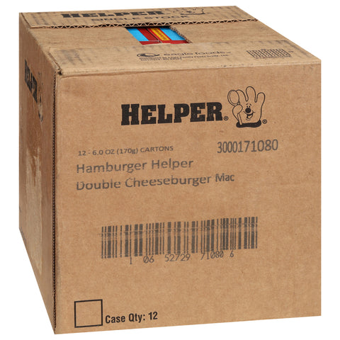 Hamburger Helper, Double Cheeseburger Macaroni 6 OZ